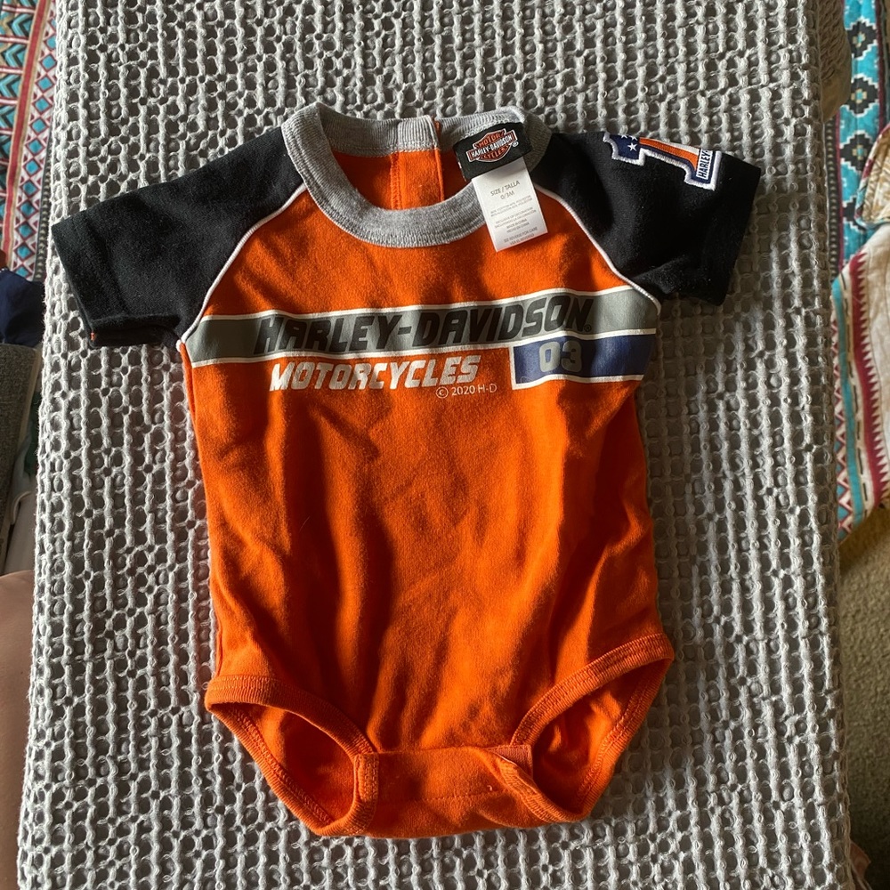 Harley Davidson onesie